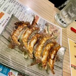 Okinawa Slow Food Umiya Iidabashi Kagurazaka Shita - 銀ちゃん島餃子、沖縄ウィスキー新里ハイボール