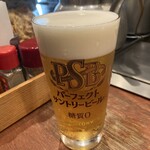 Hiroshima Fu Okonomiyaki Hina Chan - パーフェクトサントリービール