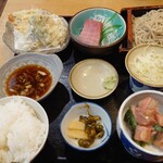 Teuchi Soba Maruka - おすすめ定食 1,550円