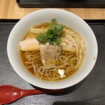 Cho Junsui Saimen Tengokuya - ▪️地鶏らーめん醤油¥1.200 
      　※麺は細麺と手揉み麺から選べ、
      　　手揉み麺をセレクト