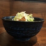 Awa ya Iccho Hon Ten - 鶏むね豆乳出汁そうめん（側面）