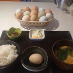 Nodoka Bokujou Chokuei Tamagoya Kitchen - たまごかけご飯定食