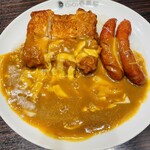 CoCo壱番屋 - パリパリチキンカレー＋チーズ（1,318円）
（甘口・ライス150g・ソーセージ４本TP）