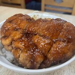 チャボ食堂 - チャボかつ丼(チキンカツ)