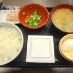 Naka U Ayase Ookami Ten - 朝まぜごはん納豆とん汁定食