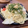 鉄板焼バル 高田道場 - ガーリック鉄板塩焼きそば