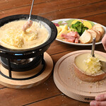 Northern Italian specialty cheese fondue (serves 2-3)