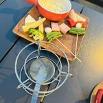 Glamping Resort Awaji - チーズフォンデュ