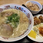 らーめん せんや - 料理写真:Ｂセット塩ラーメン