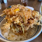 Tempura Kappou Izen - ランチメニュー、かき揚げ丼、１５００円