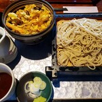 そば処 もりた屋 - 料理写真:かき揚げせいろそば 900円