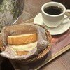 FORESTY COFFEE Ebina Ten - ハム＆クリームチーズサンドセット(モーニング) 500円