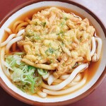 道の駅 豊栄 軽食堂 中村屋 - 天ぷらうどん 640円