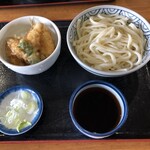 Toji Udon - 平日ランチセット「うどん+ミニきす天丼」790円