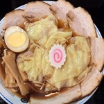 中華そば 下連雀 - チャーシューワンタン麺