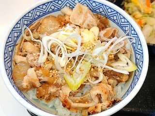 Yoshinoya Yonjugogosen Shiogama Ten - ねぎ塩豚丼 並