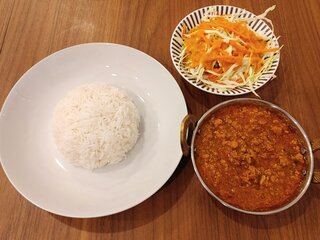 Moon Cafe - キーマカレーセット1000円だよ