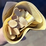 Crazy Crepes Shisui Puremiamu Aotoretto Ten - バナナとチョコとアーモンド美味しいです♪