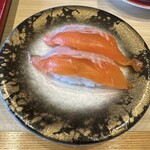 Cho Gourmet Kaiten Sushi Musashimaru Kosai Ten - 田原サーモン