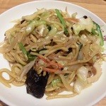 Osaka Osho Shimonoseki Osaka Ten - もちもち太麺の炒め焼きそば　　　630円