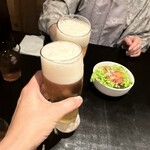 鉄板ダイニング 哲 - 生ビール