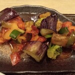 ガスト - 彩り野菜の黒酢から揚げ