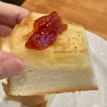 CAFE 梅の木 - 厚切りトーストモーニング480円