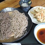 Soba Kiri Ukou An - かき揚げせいろ1500