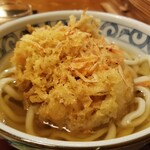 Ginza Kiya Beans Akabane Ten - 釜揚げ桜海老のかき揚げうどん。