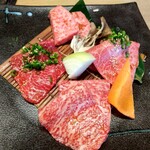 Kanazawa Yakiniku Senara - 和牛盛り合わせ