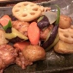 Ootoya Efukedi Uchunomiya Intapaku Ten - 鶏と野菜の 黒酢あん定食　アップ