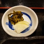 魚と旬の料理 まる - お漬物