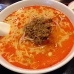 Chuka Shokubo - 担々麺セットのライス付き。山椒の香りが効いてます。