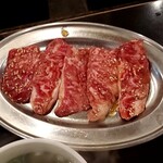 Yakiniku Ippo - カルビ定食のカルビ