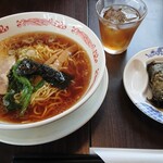 Bamiyan Akatsukashinchoten - バーミヤンラーメン・中華おこわの蓮の葉包・100日発酵紹興酒5年熟成