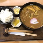 Kodawari Men Dokoro Katou - カレーうどん　ごはん付き