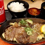 Genki Shoten Kanku Ten - 上塩タン定食。