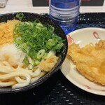 こがね製麺所 - おろしぶっかけ（小）と鶏天