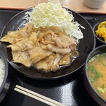 Noro Parking Area (Nobori) Food Court - 上り線の生姜焼き並