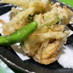 酒菜 乗々 - 白魚の寄せ揚げ