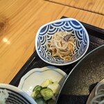 Aizu Yamamiyako Soba Tsutsumi An - 付け合せ