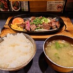 ROCK'N KITCHEN Aitaiya - あいたい屋ステーキ150g　ごはんセット　1,950円
                        