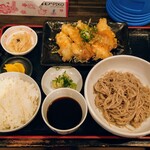 釜家 - 料理写真:令和6年5月 ランチタイム(11:30〜15:00)
日替わり定食 税込800円
白身魚のあんかけ、ざる蕎麦、ご飯、小鉢、漬けもの