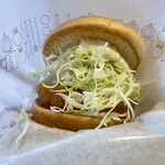 Mos Burger Utsu Bon Cho Ten - キャベツたっぷり╰(*´︶`*)╯♡