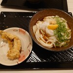 こがね製麺所 - おろしぶっかけ 中 冷 +いかゲソ