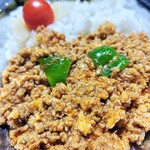 キーマカレー スパイス婆ちゃん - ■キーマカレー(小盛 )
・トッピング：じゃがいものスパイス炒め