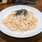 Tokyo Cafe Restaurant Fresca - エビとイカとキノコの明太子クリームスパゲッティ