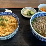 Ama Goya - 半麺セット　桜エビ丼と温かい蕎麦