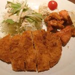 Sumibiyaki Hana - とんかつ＆からあげ定食！