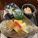 Private rooms Kaiseki Kitaoji Shinbashi Saryo Shiodome City Center Ten - 前菜